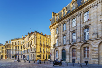 Fototapeta na wymiar Street in Bordeaux, France