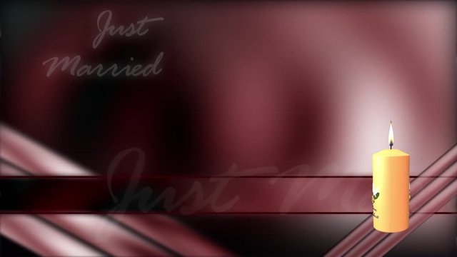 Bauchbinde mit rotem Hintergrund Animation loopbar 6 sec.