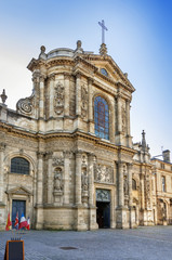 Fototapeta na wymiar Notre Dame Church, Bordeaux, France