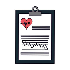 Medical report clipboard