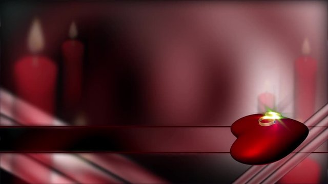 Bauchbinde animiertes Ringkissen Animation loopbar 6 sec.