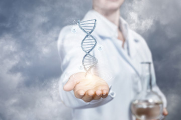 The concept is the innovations in DNA researches.