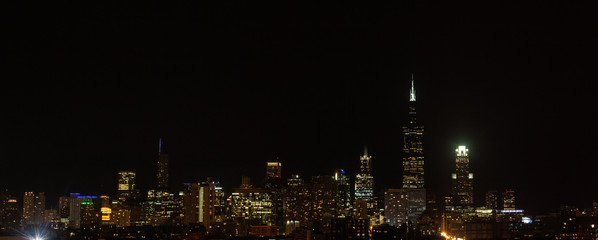 Fototapeta na wymiar Chicago by Night