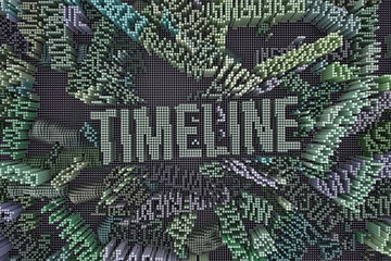 Illustrations of shape composition, geometric structure, block for graphic design or wallpapers. Colorful 3D rendering.