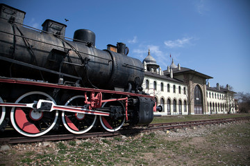 Old train station in Edirne Turkey