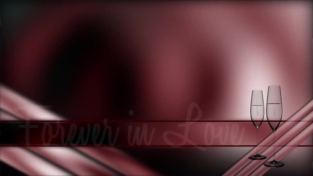 Bauchbinde mit rotem Hintergrund Animation loopbar 6 sec.