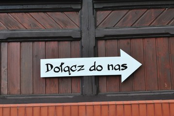 Obraz premium Dołącz do nas