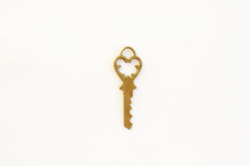 Decorative keys of different sizes, stylized antique.