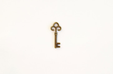 Decorative keys of different sizes, stylized antique.