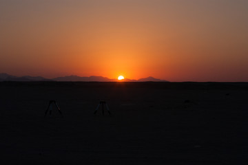 sunset in Egypt
