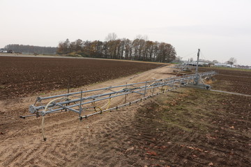 Bewässerungsanlage auf einem Feld