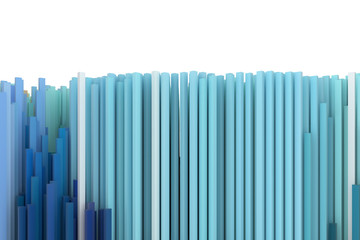 Decorative, illustrations shape composition, geometric structure block, for design texture background. Colorful 3D rendering.