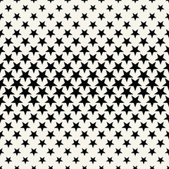 Geometric halftone vector pattern with stars. Usable as border, design element or background.