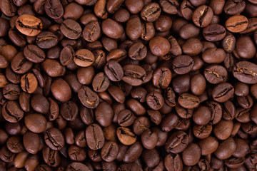 Coffee beans background