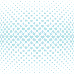 Geometric halftone vector pattern with stars. Usable as border, design element or background.