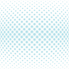 Geometric halftone vector pattern with stars. Usable as border, design element or background.