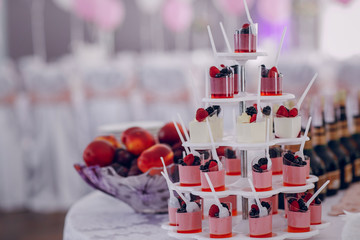 different wedding goodies