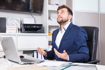 Frustrated sales manager