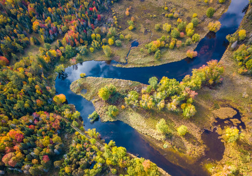 Cascade Lake - Adirondack Mountains - Drone Photography