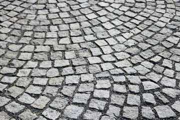 Pavement of granite background