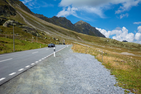 Fl&uuml;elapass zwischen Davos und Susch.
