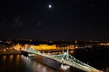 Fototapeta premium liberty bridge budapest