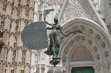 El Giraldillo, Kathedrale von Sevilla, Sevilla, Andalusien, Spanien