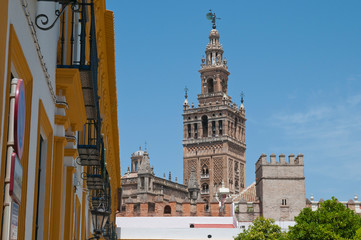 Giralda, Sevilla, Andalusien, Spanien