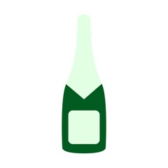 A bottle of champagne icon Happy New Year