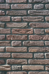 Old red brick wall for background or texture. Old red brick wall texture background