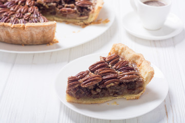 Autumn american pecan pie