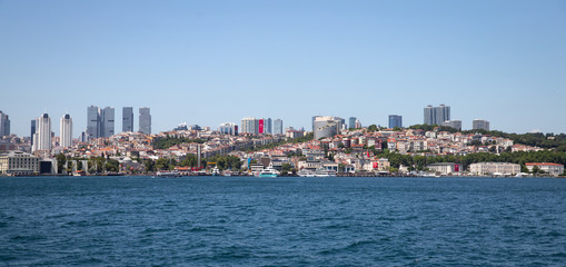 Fototapeta premium Besiktas District in Istanbul City, Turkey