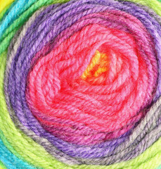 Background of woolen threads