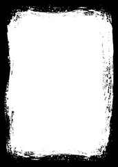 Painted Black Photo Edge for Portrait Photos