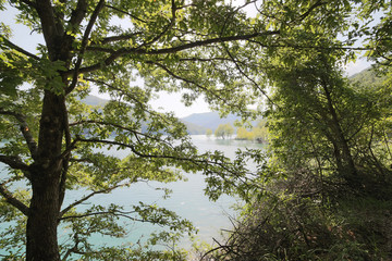 Naklejka premium Genova magic lake