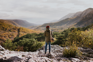 Photographer in nature