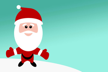 Simple Santa Claus illustration