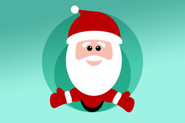 Simple Santa Claus illustration