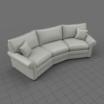 Traditional corner sofa