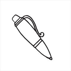 Pen doodle icon, vector illustration