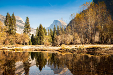 half dome in yosemite