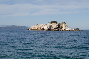 Fototapeta na wymiar Insel, Mittelmeer.
