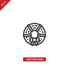 Wreath vector icon