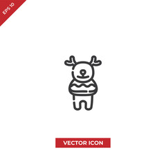 Deer vector icon