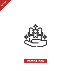 Gift vector icon