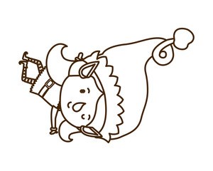 elf woman walking avatar character