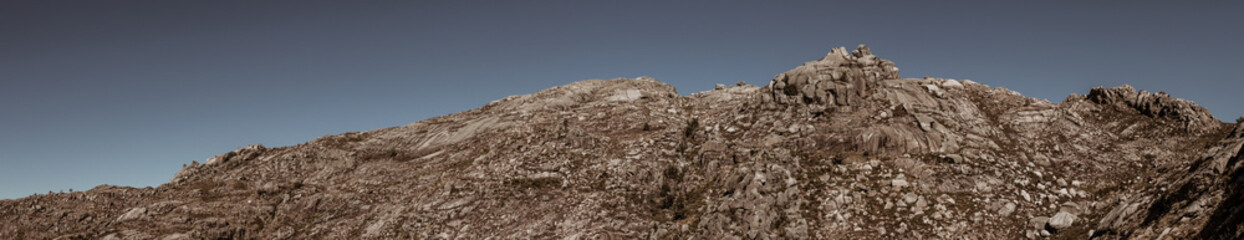 Portugal national park,mountain panorama view Peneda-Gerez, Portugal