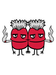 2 freunde team paar mann figur weed kopf kiffer mund kiffen hanf stoned drogen rauchen joint cannabis bekifft zigarette gesicht comic cartoon lustig clipart kopf glücklich