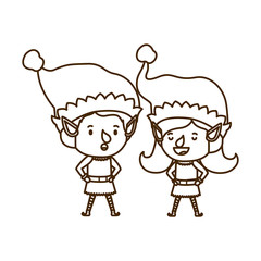 couple of elves moving avatar character