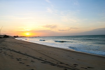 Praia de caiçara do Norte RN Brasil